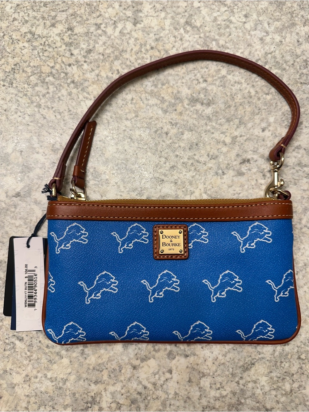 Dooney & Bourke Detroit Lions Wristlet